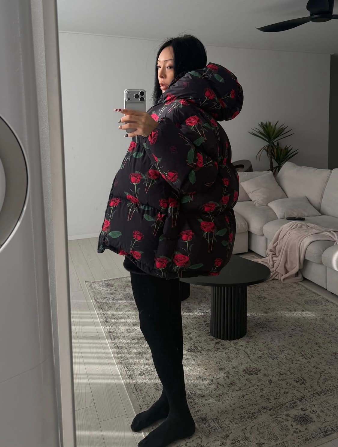 Toh rose padding 로즈 패딩 상품이미지1