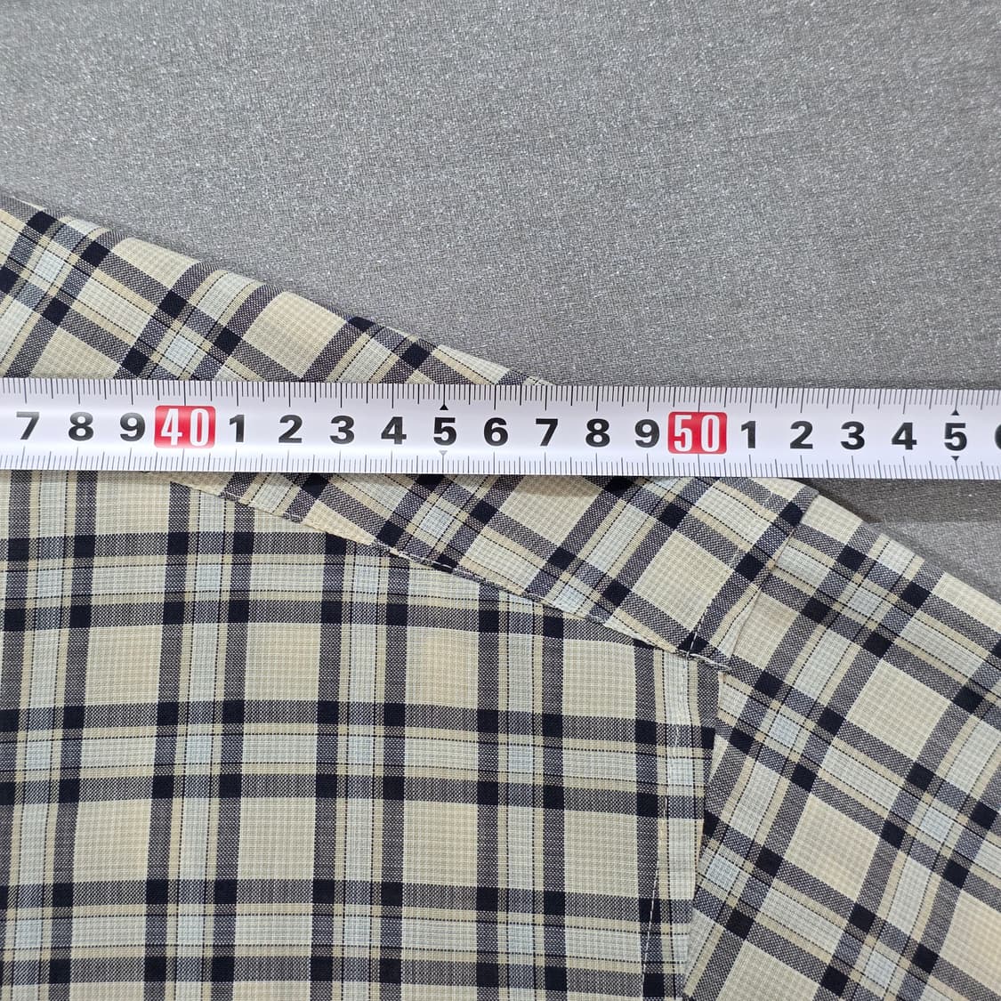 105 닥스 긴팔 체크 셔츠 베이지 상품이미지6