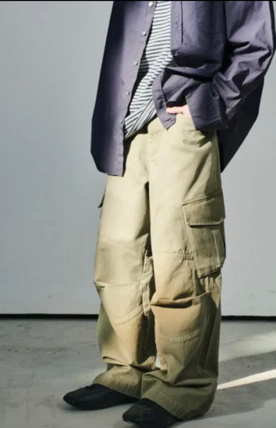 다이브인 무민서 베른카고팬츠 카키 상품이미지1