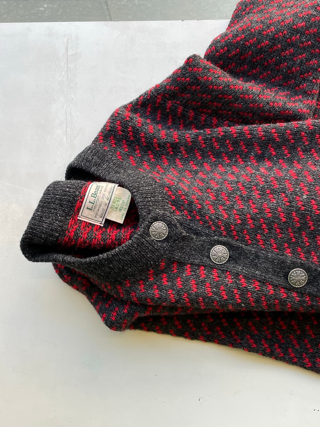 70‘s LL Bean Birdeyes knit 엘엘빈 버드아이 니트  상품이미지8