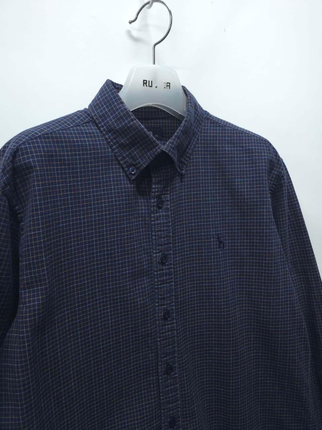 헤지스(HAZZYS) 네이비 멀티 체크셔츠 ( 95~100 ) 상품이미지4