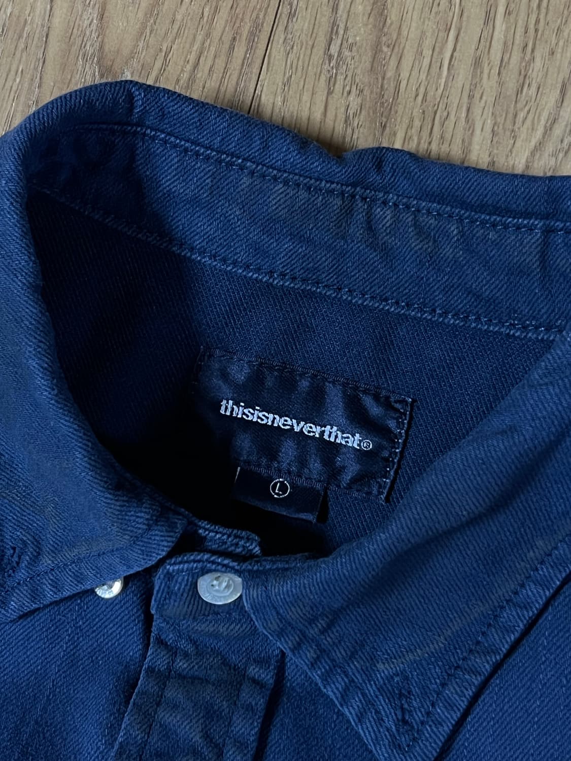 디스이즈네버댓 Originals Dirt Shirt Navy [L] 상품이미지5