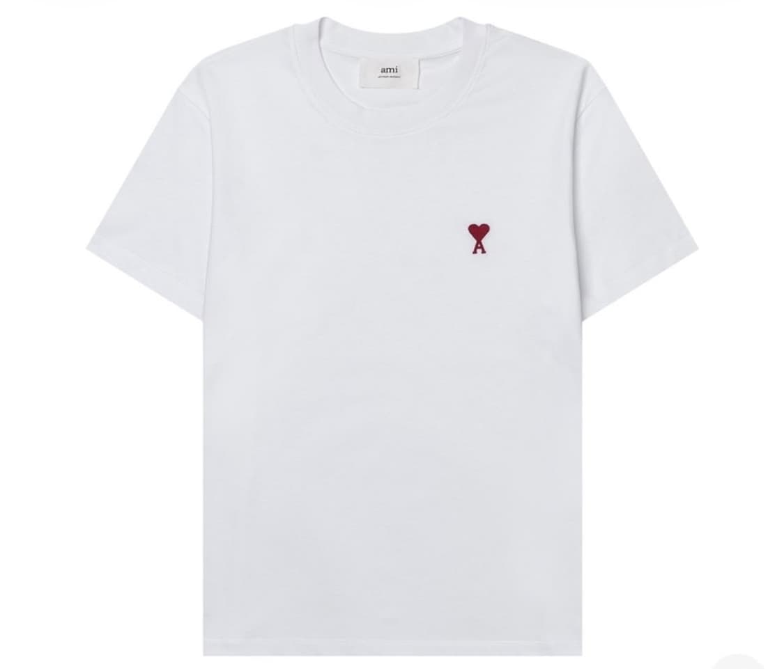 아미 스몰 하트 로고 박시핏 반팔 L 상품이미지1
