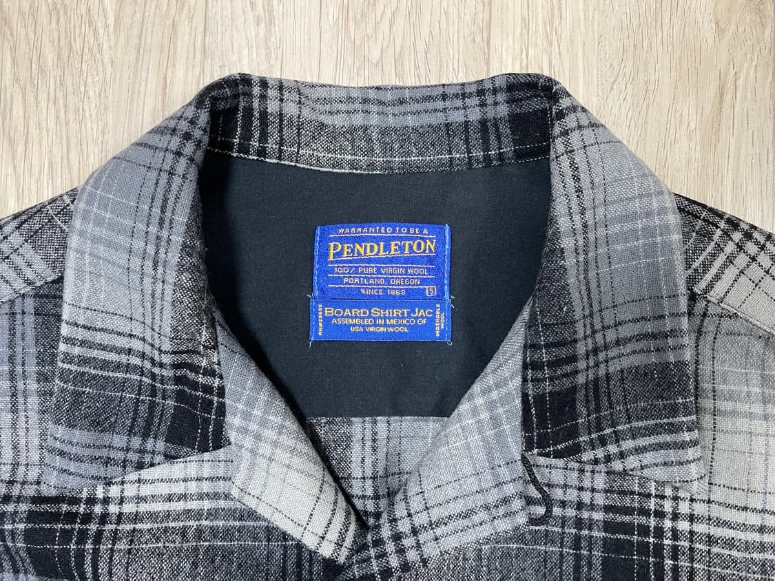 95~100) 펜들턴 체크 울 보드셔츠(RRL&LVC&폴로) 상품이미지3