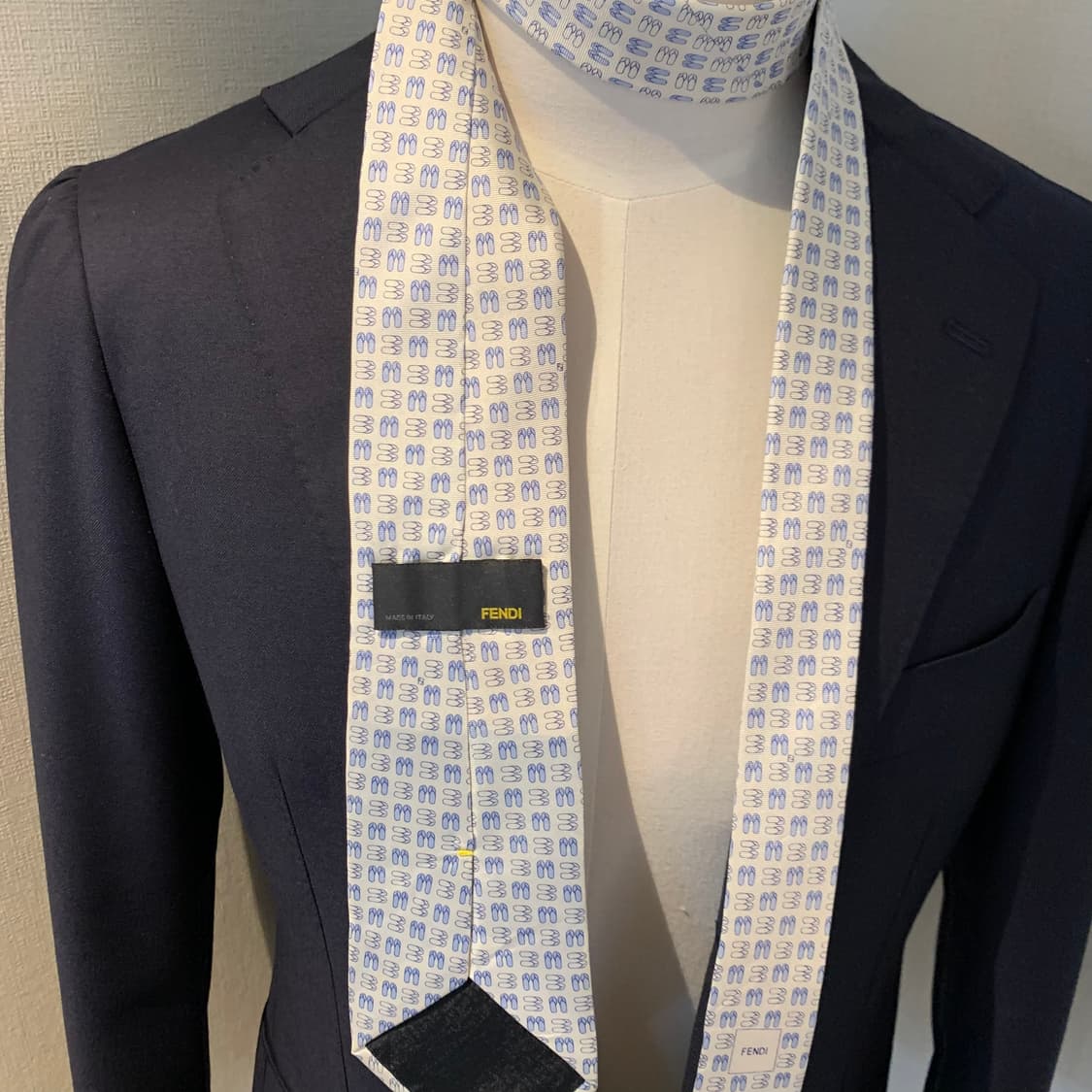 펜디(FENDI) 신형 명품 결혼식넥타이 A등급 8.9cm 상품이미지2
