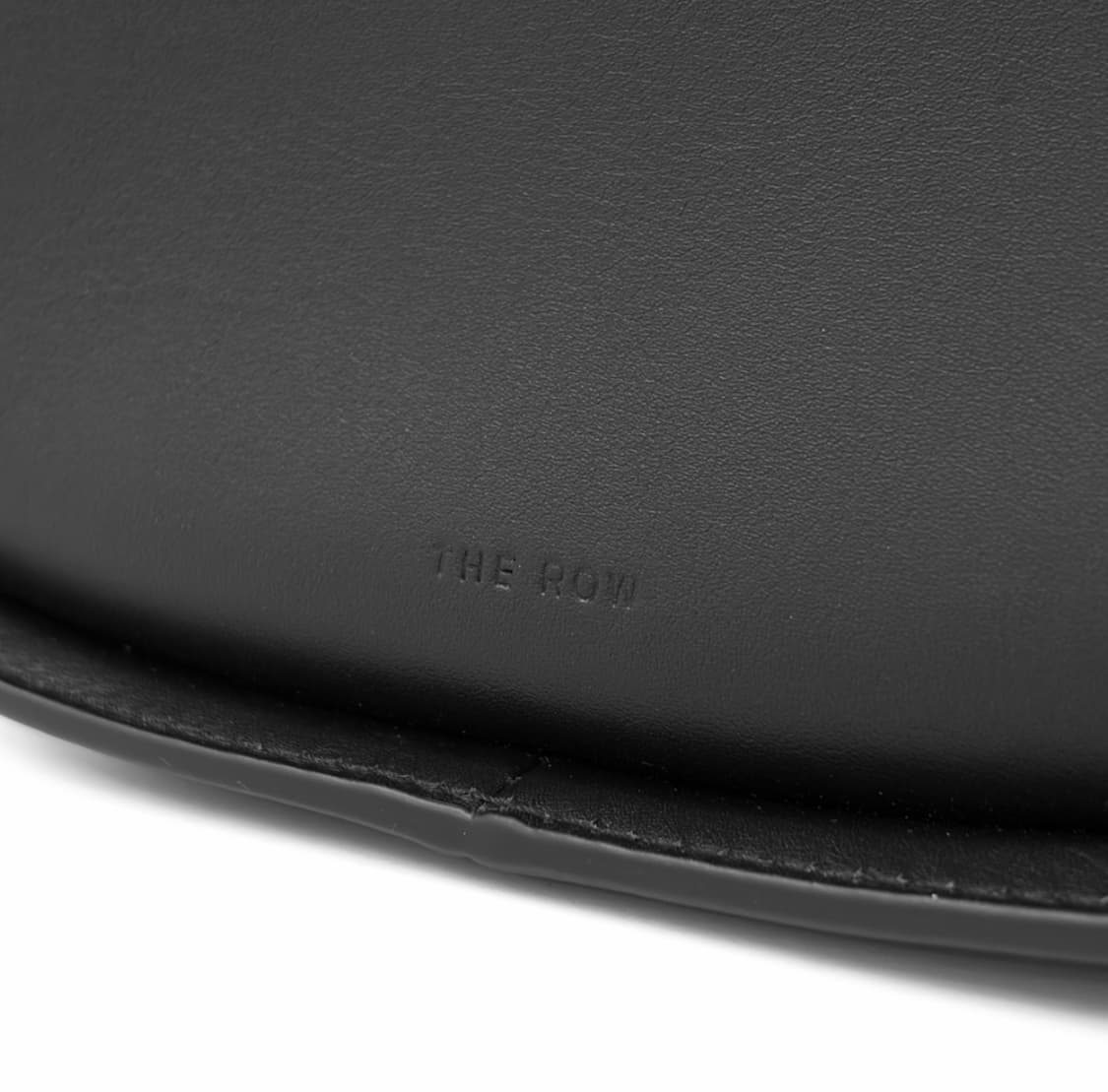 [OS] 더 로우 여성 하프문 스무스 카프스킨 레더 숄더백 핸드백 블랙 상품이미지6