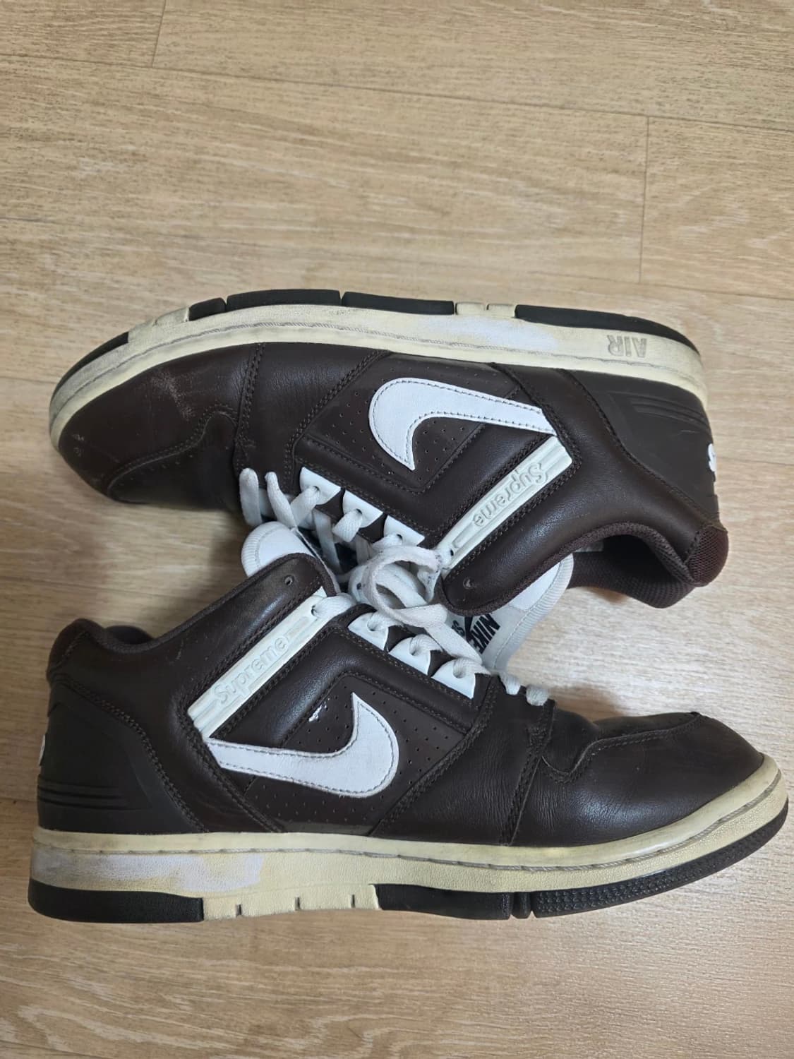 [265] 나이키 SB 에어 포스 2 로우 x 슈프림 바로크 브라운 상품이미지6