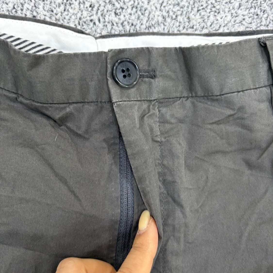 92 헤지스 남성 차콜 면바지  0421J 상품이미지2