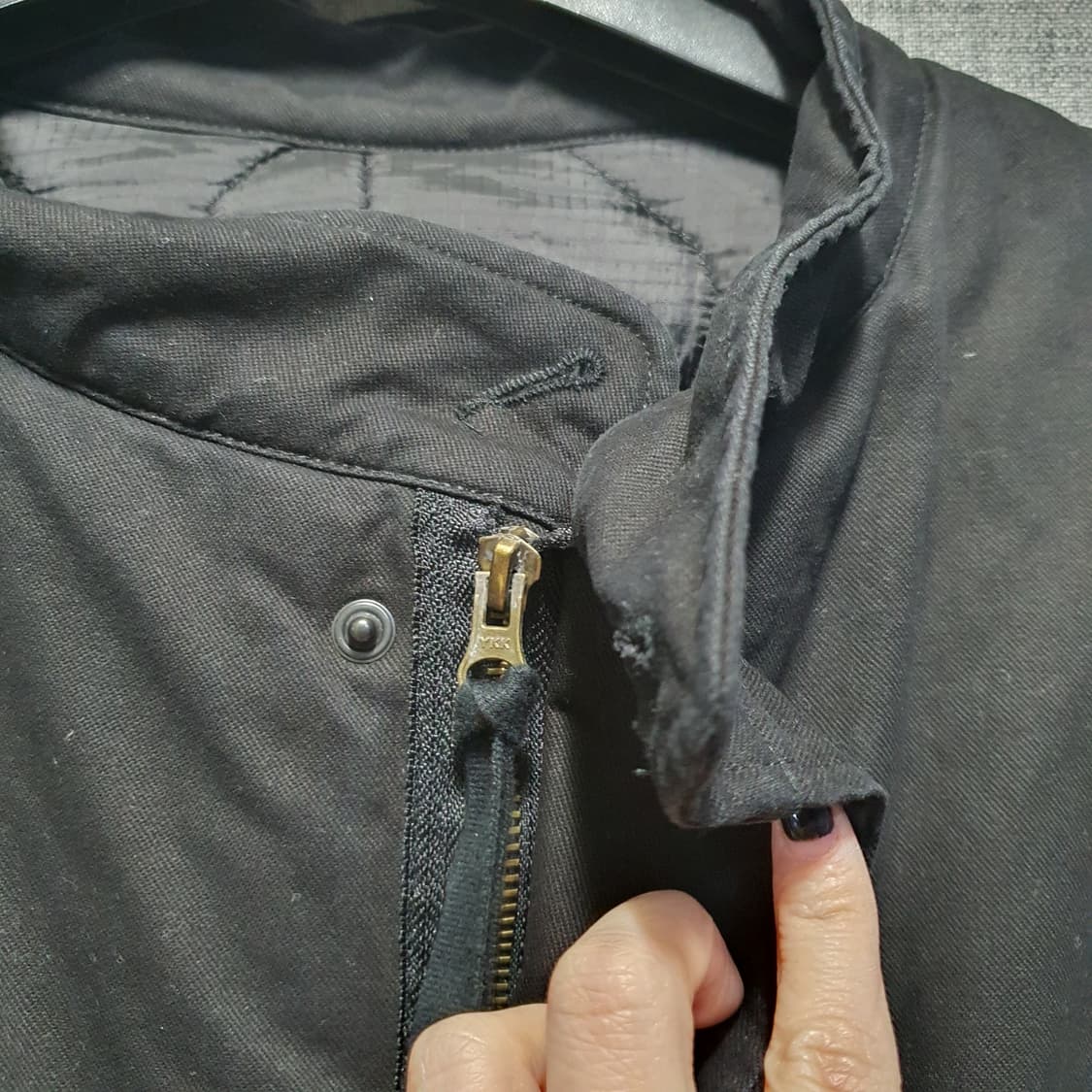 라퍼지스토어 남성 M65 덕다운 피쉬데일 숏 파카 상품이미지3