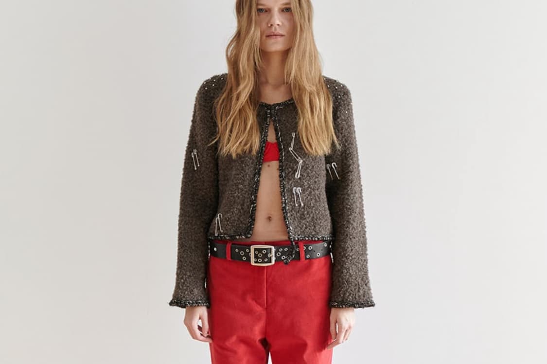 데어드 HOLIDAY CARDIGAN IN TAUPE 상품이미지1