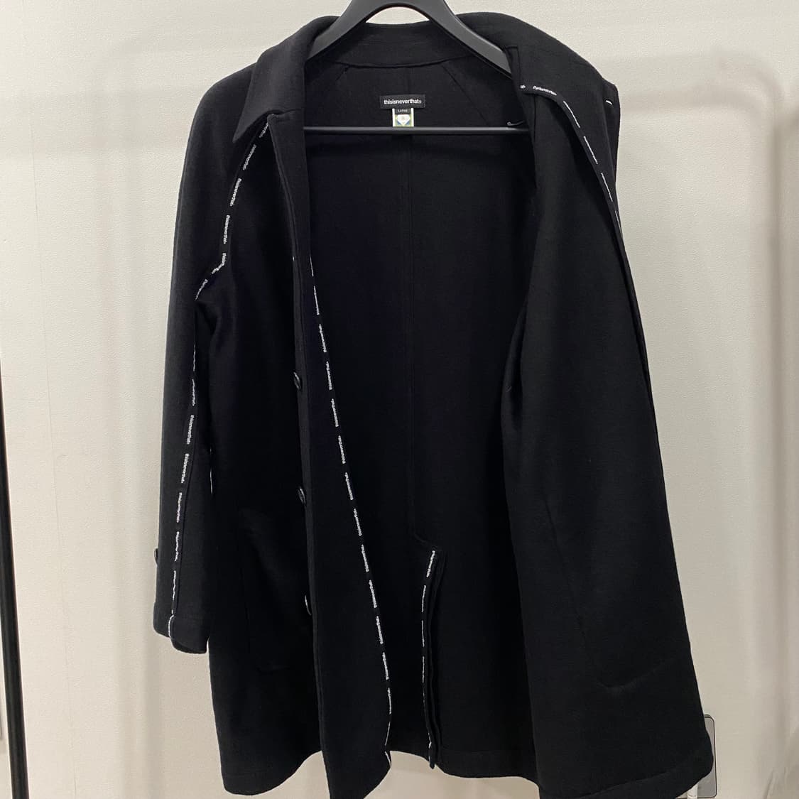 디스이즈네버댓 울 코트 상품이미지7