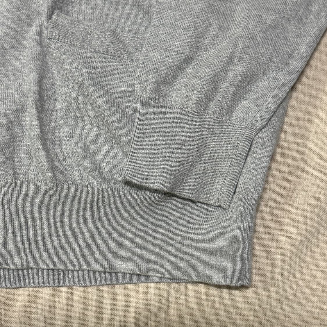 폴로랄프로렌 피마코튼 그레이 가디건 M 상품이미지3