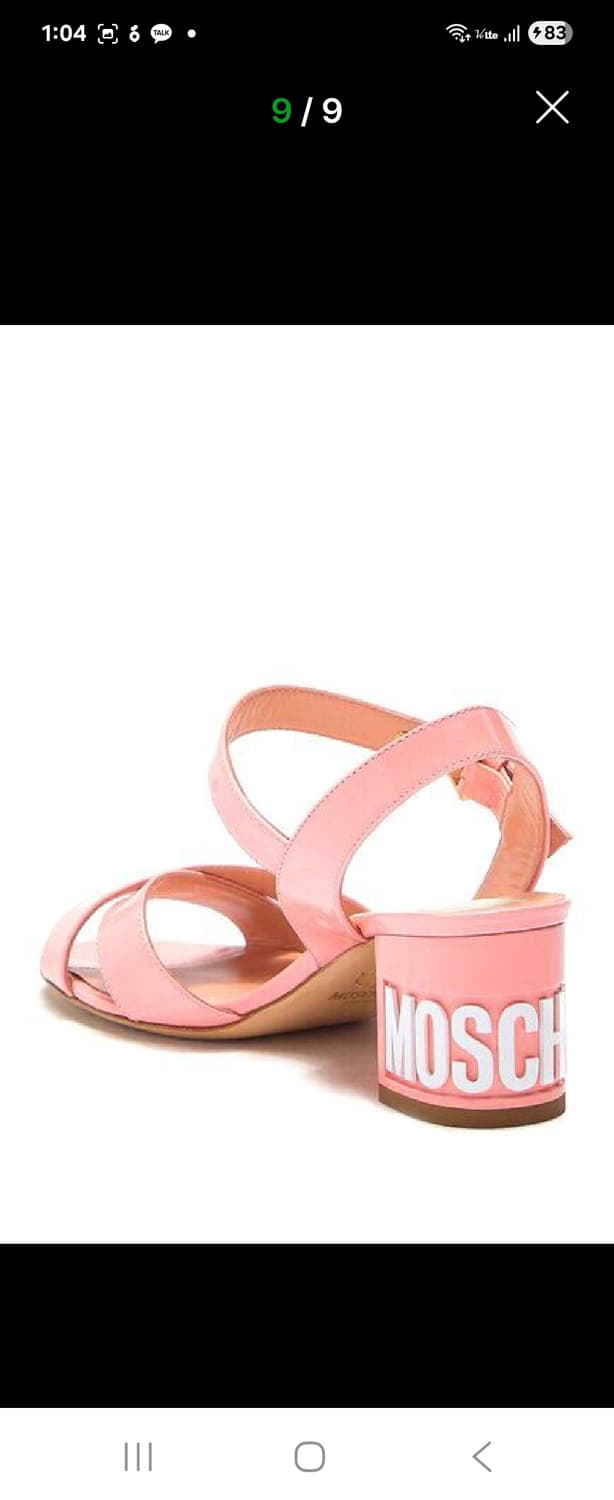 모스키노 핑크 페이던트 스트랩 샌들235-240 상품이미지2