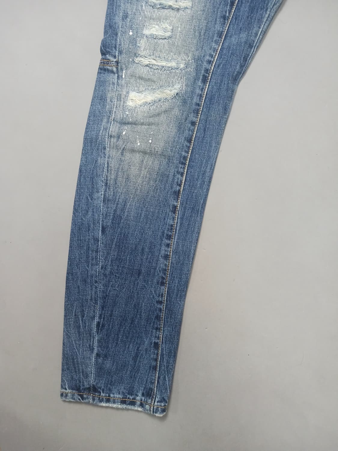 [34] 디스퀘어드2 스티치 디스덧댐 바이커진 청바지 상품이미지3