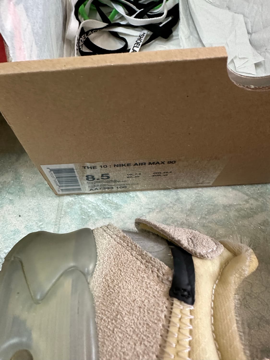 오프화이트 에어맥스 90 og 265 팝니다 상품이미지7