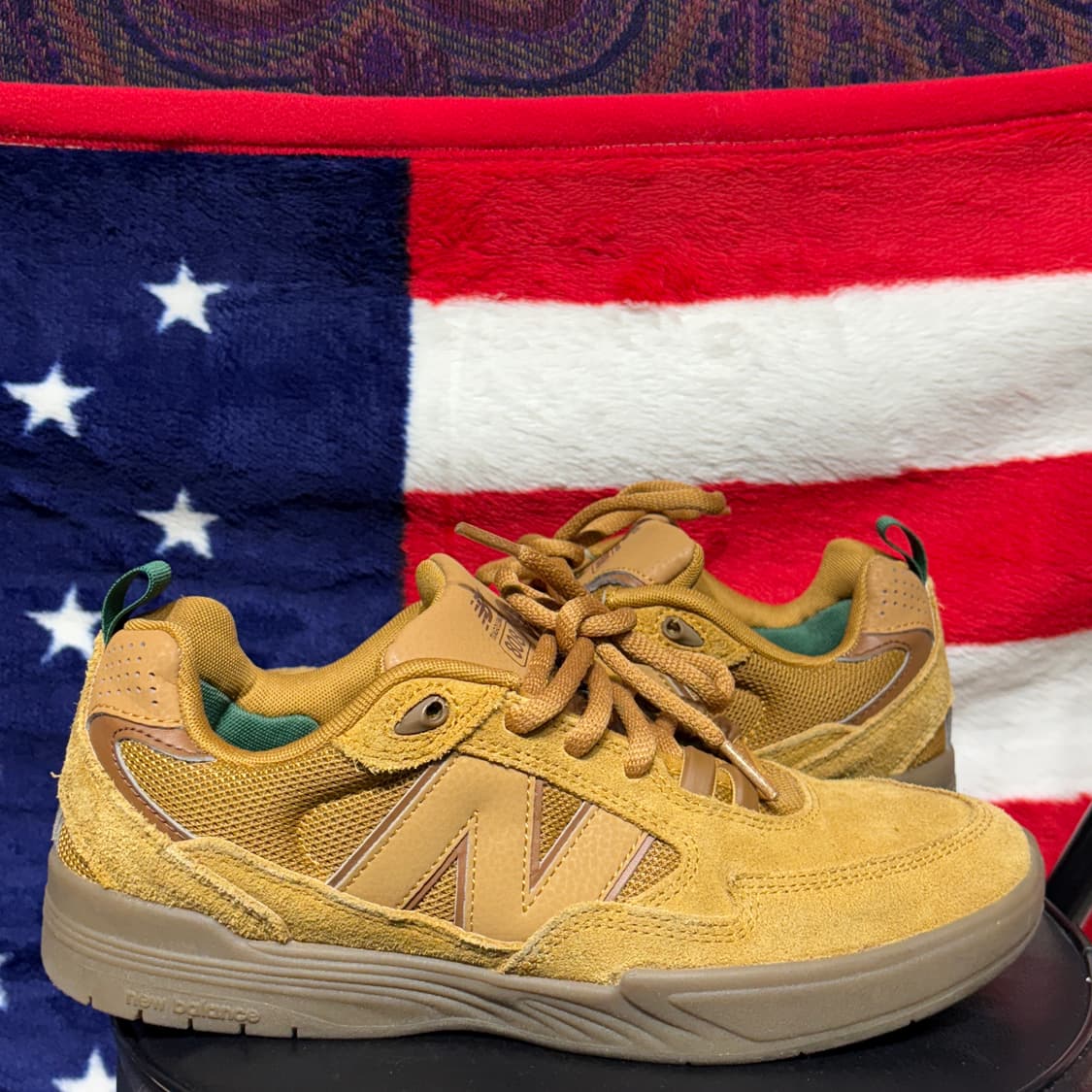 뉴발란스 808 스웨이드 스니커즈 상품이미지4