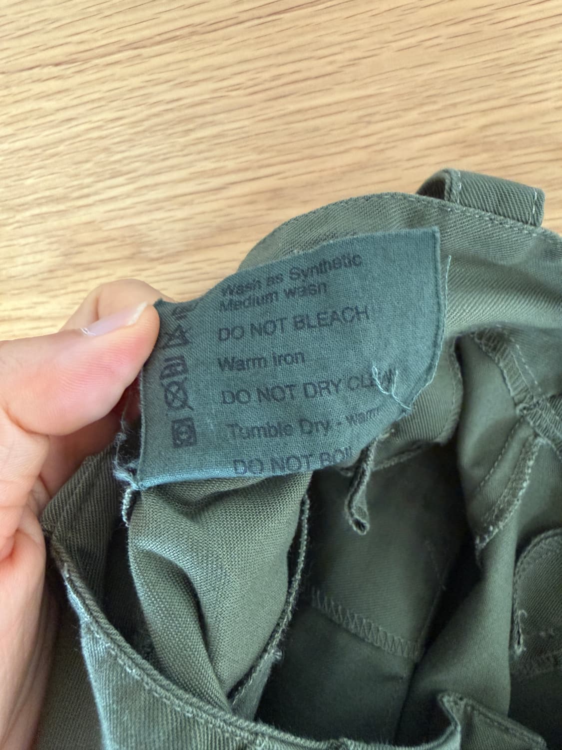 Pre owned 밀리터리 코튼 팬츠(OPTI ZIP) 상품이미지9