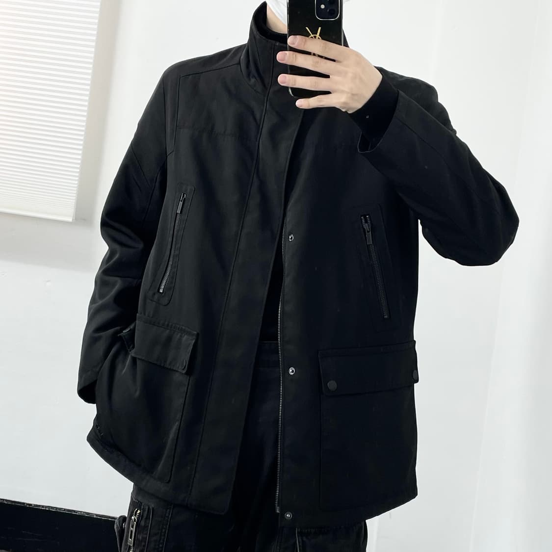 M(L) 휴고보스 하이넥 테크니컬 쉘 파카 상품이미지1