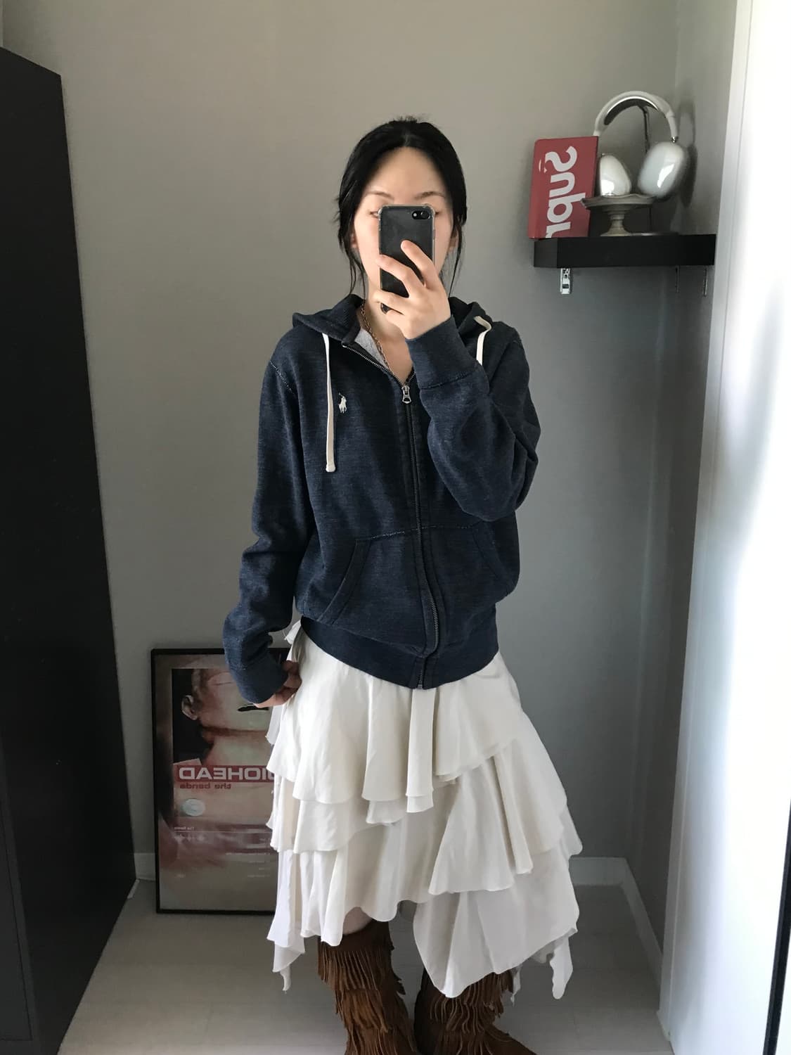 폴로 랄프로렌 포니 로고 피그먼트 써멀 후드집업 상품이미지2