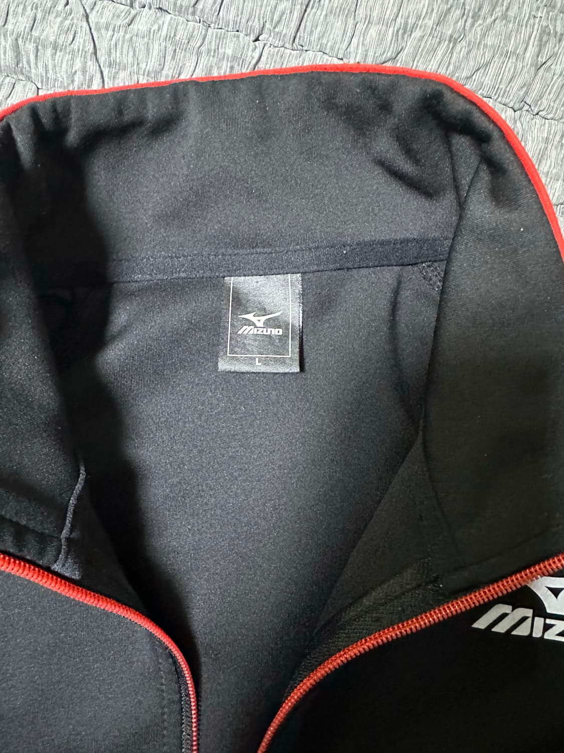 미즈노 블랙 트랙 자켓 L 사이즈 상품이미지4