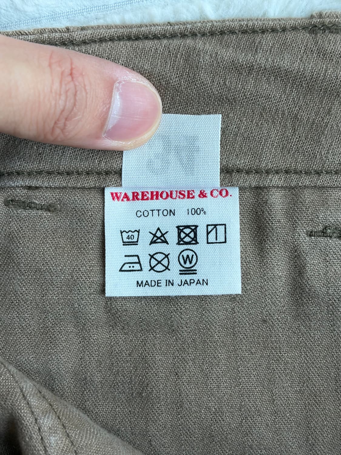 웨어하우스 1086 퍼티그팬츠 상품이미지6