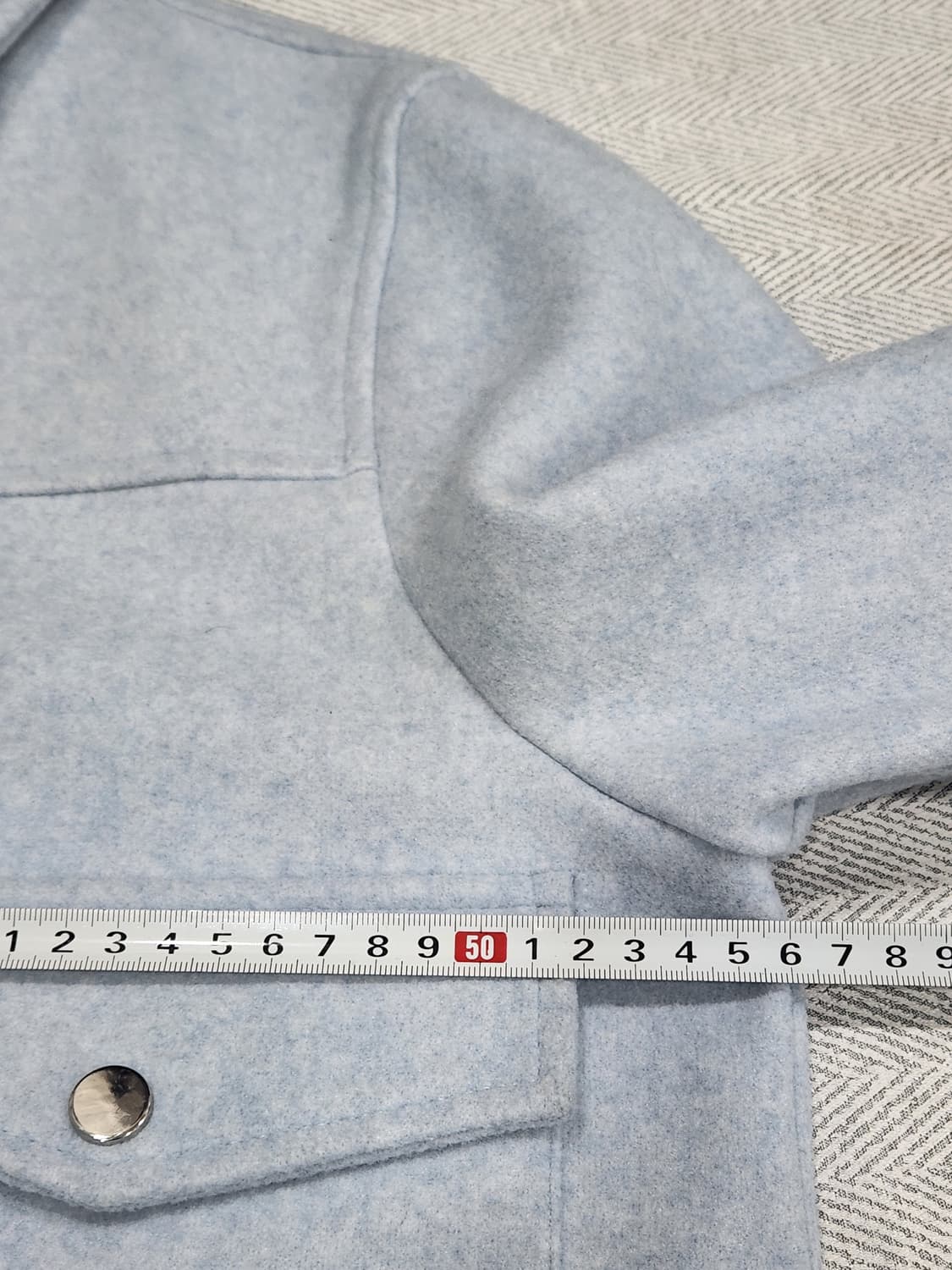 [L] 자라 zara 하늘색 블루종 자켓 여성 L 상품이미지7