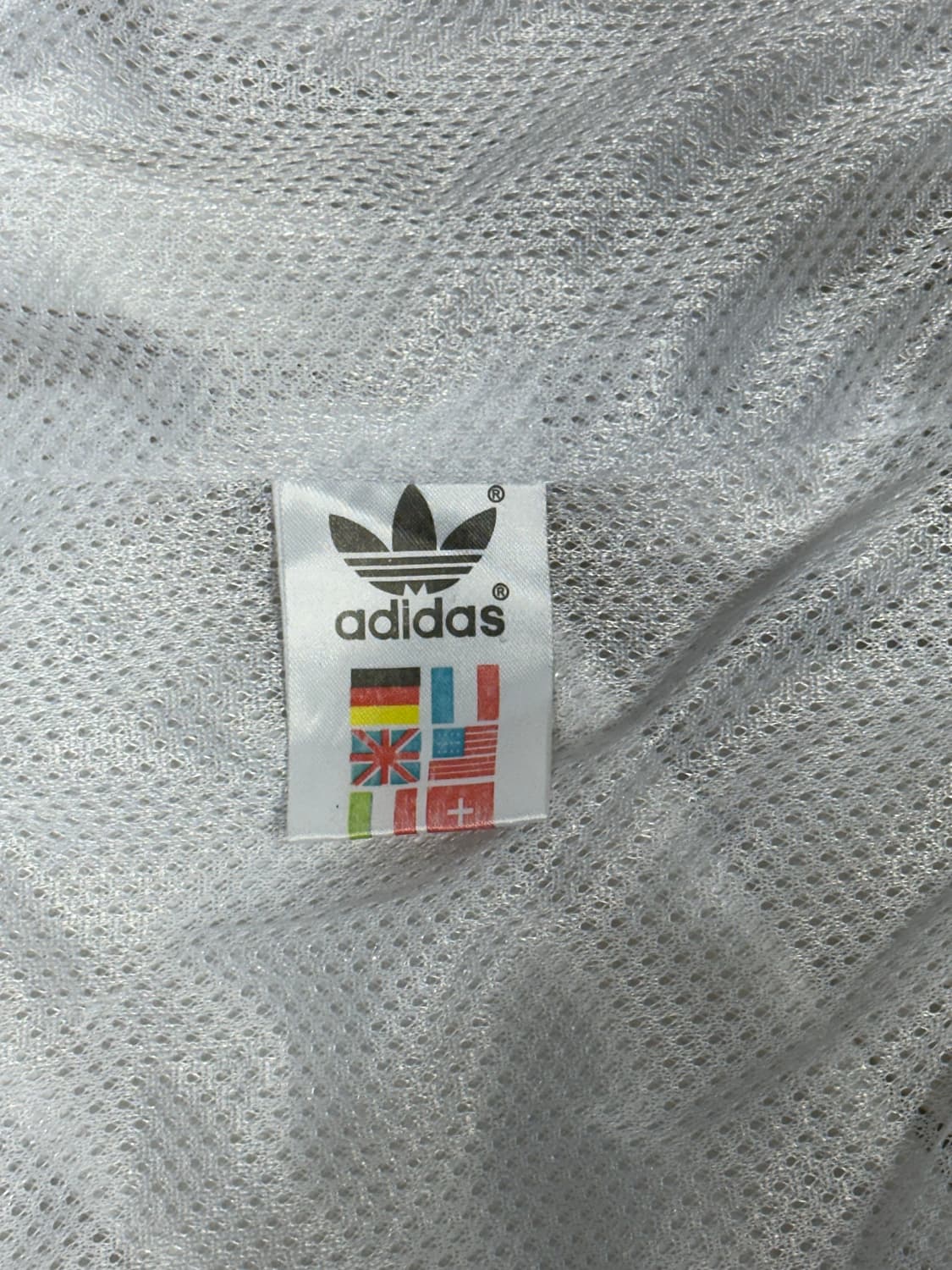 아디다스 블랙 화이트 삼선 후드 바람막이 자켓 M 상품이미지8