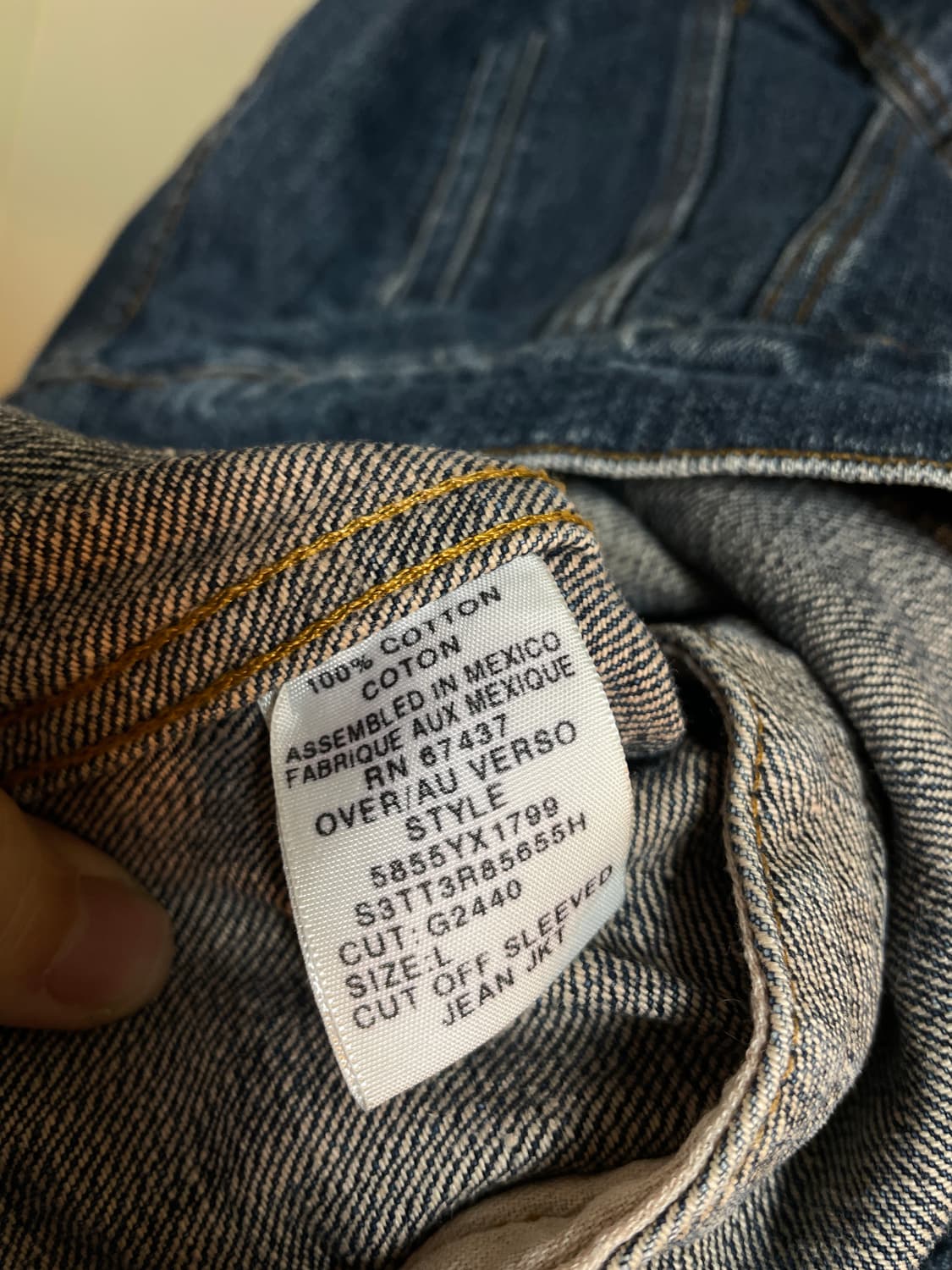 폴로 진스 데님조끼 상품이미지9