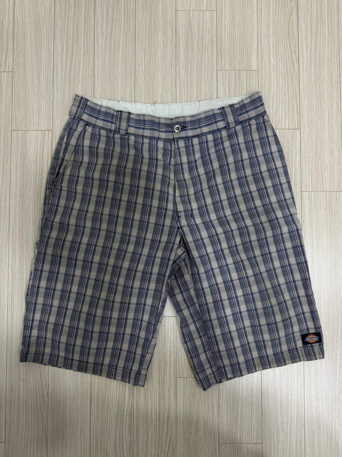 USA VINTAGE 디키즈 체크 워크팬츠 반바지 상품이미지5