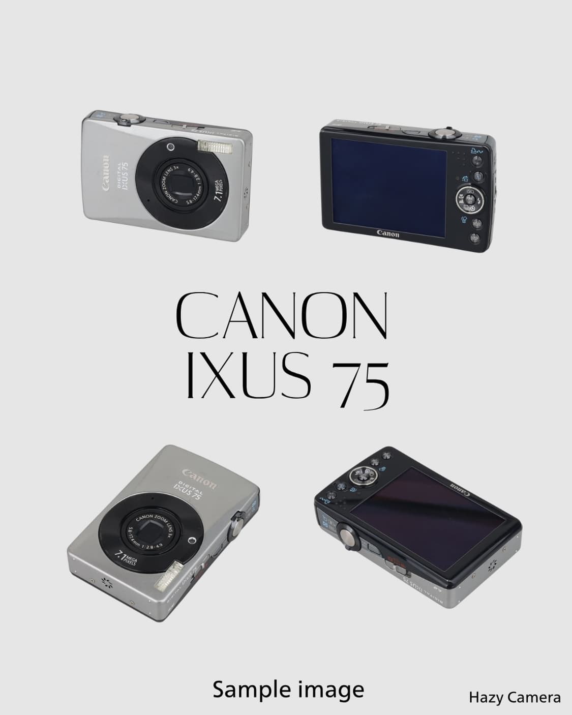 CANON IXUS 75 캐논 익서스 75 빈티지 디지털카메라 디카 상품이미지2