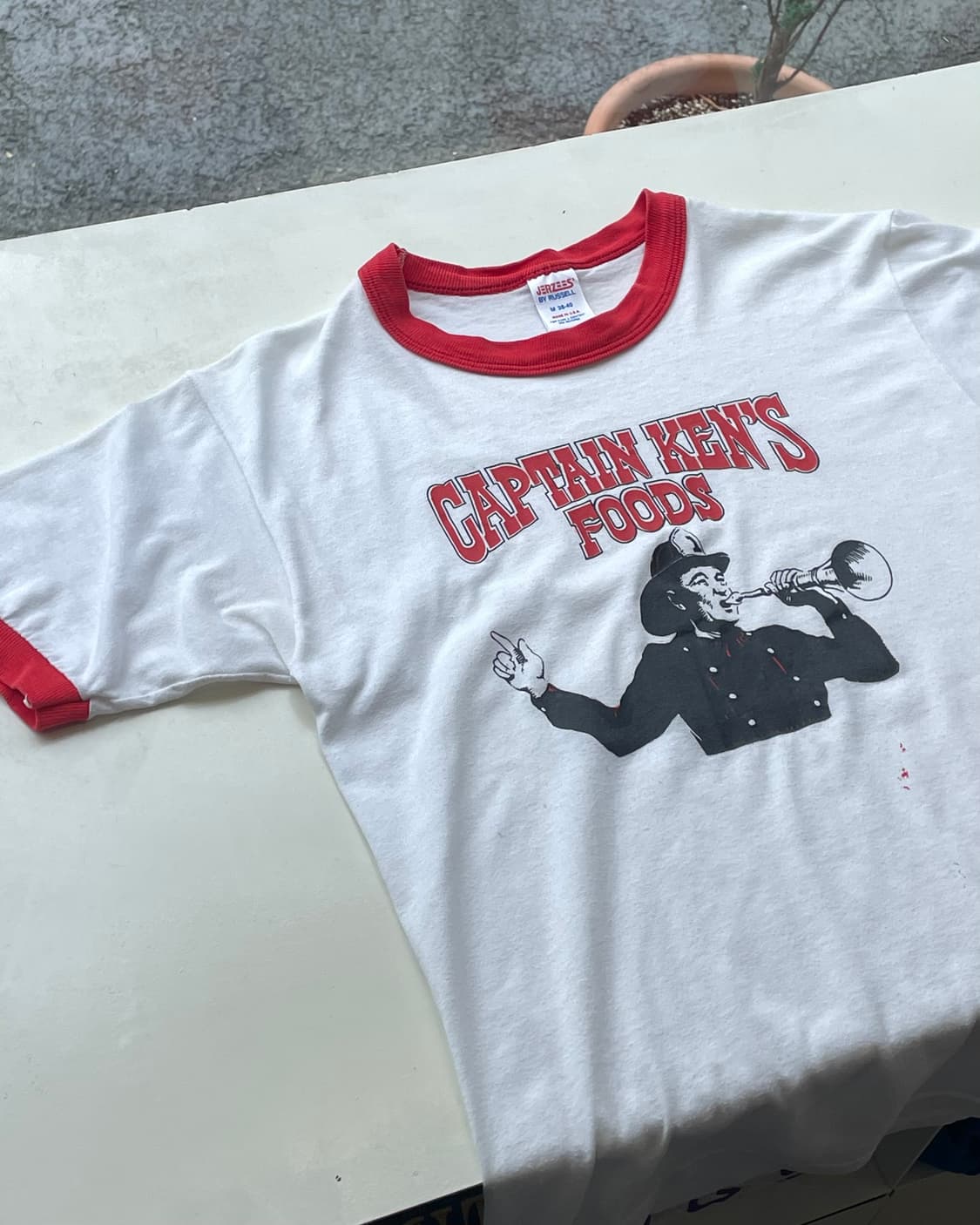 80’s USA ‘CAPTAIN KEN'S FOODS’ Ringer-T  상품이미지5