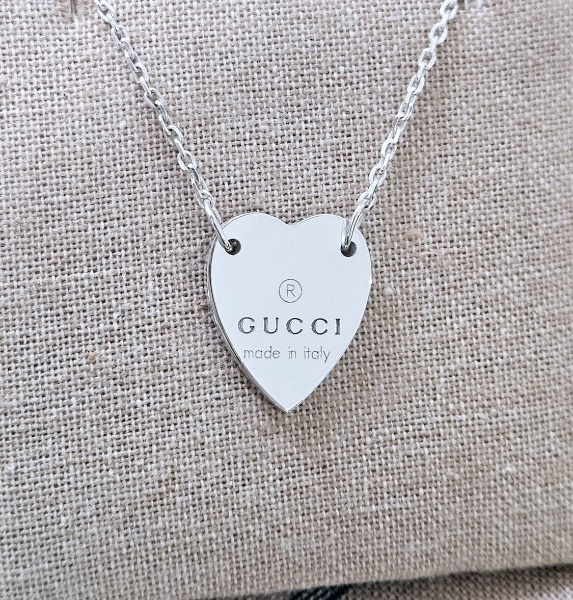[상태최상] 구찌 트레이드마크 하트 목걸이 [정품/택포함풀구성] 상품이미지2