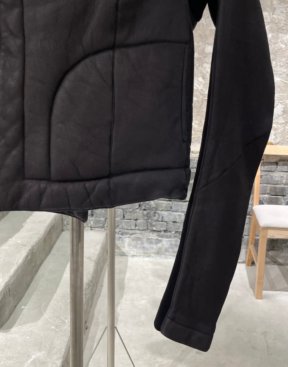 릭 오웬스 다크 브라운 쉽스킨 무스탕 자켓 상품이미지6