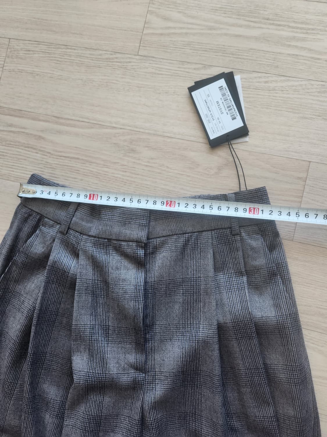 시스템 체크팬츠 상품이미지9