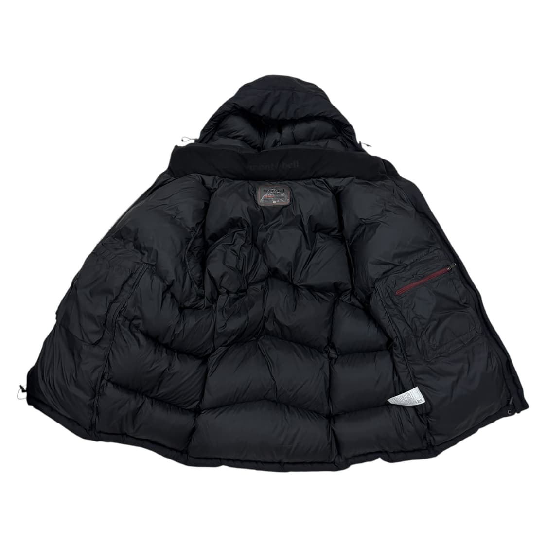 몽벨 700필 헤비 윈드블럭 나일론 다운 후드 패딩 자켓 블랙 2XL 상품이미지3