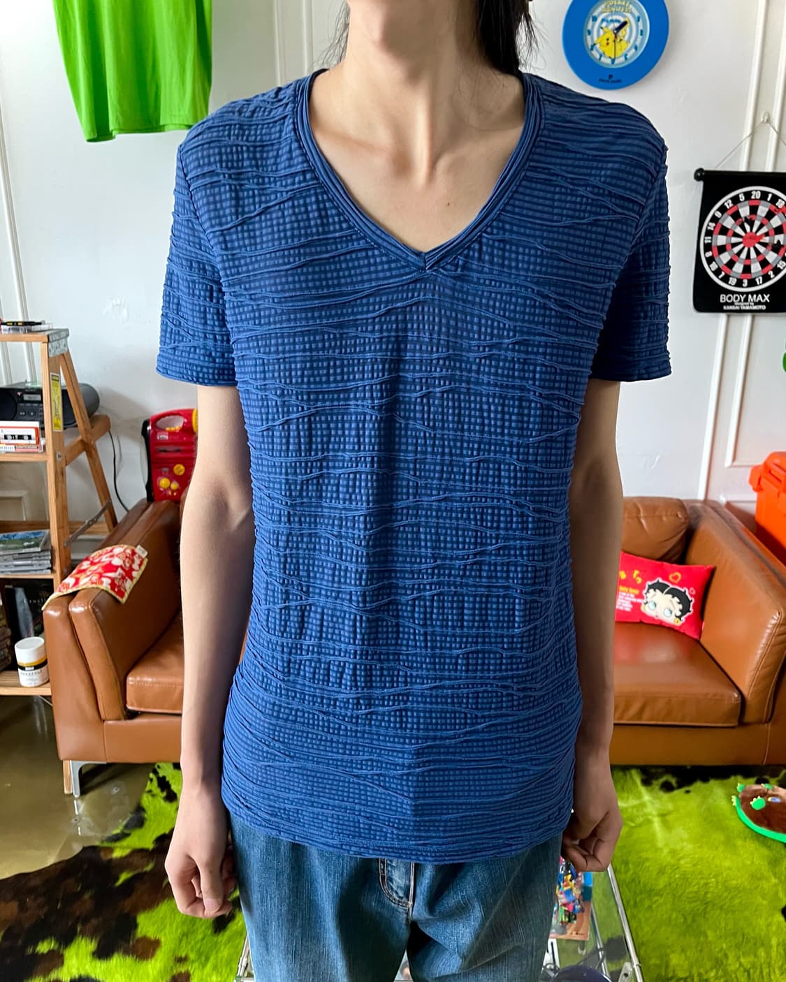 TORNADO MART Archive 1/2 Pleats T-Shirt 상품이미지2
