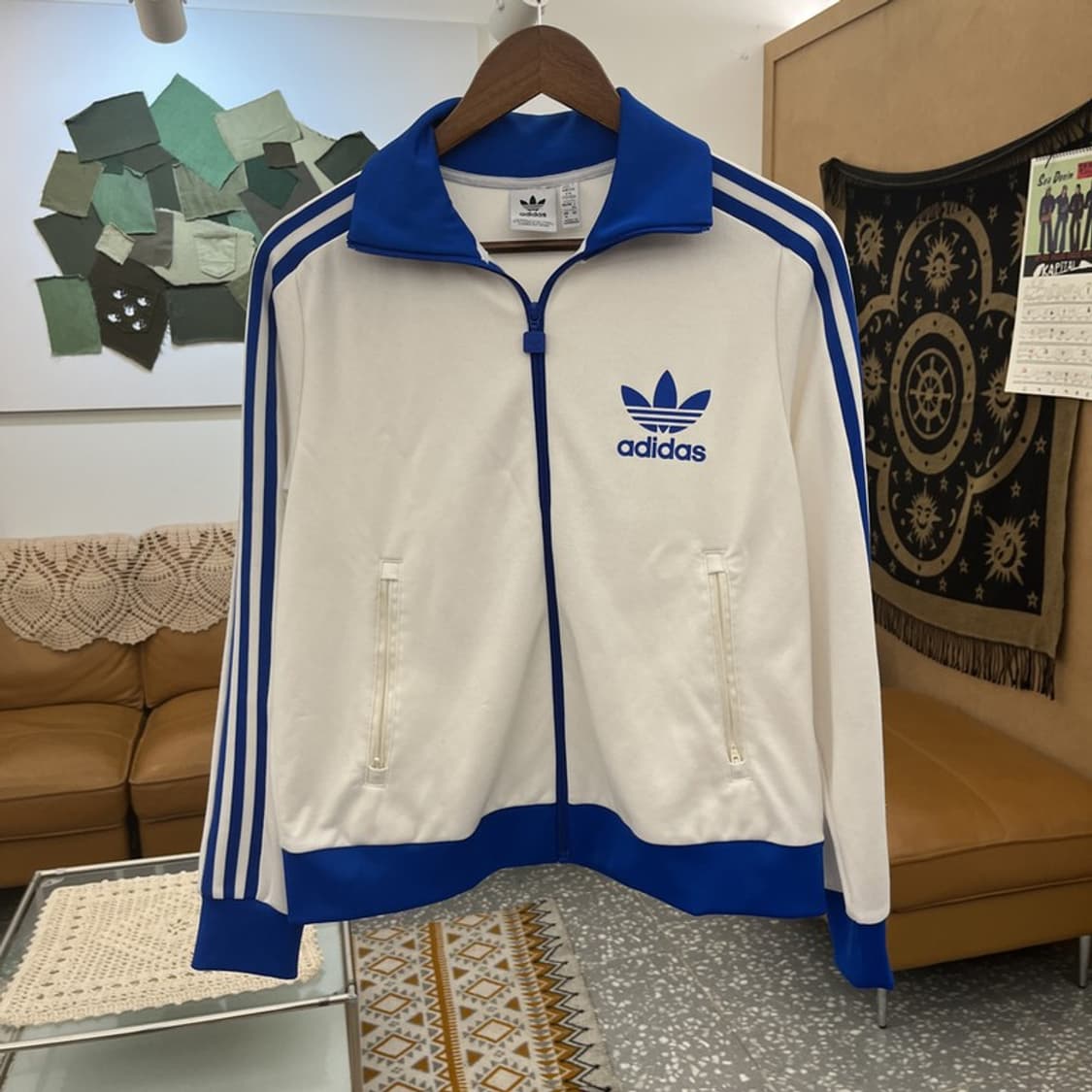 아디다스 Y2K 베켄바우어 클라우드 블루삼선 져지 집업 XL C11058 상품이미지3