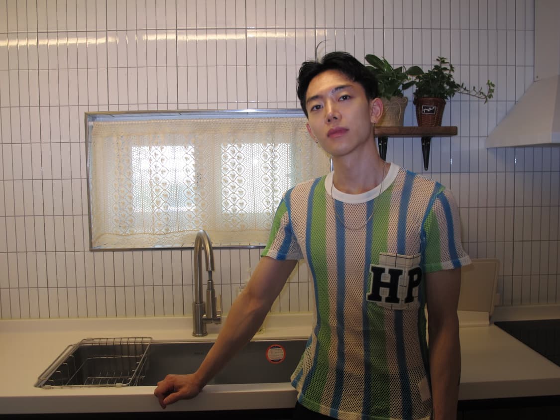 꼼데가르송 옴므 플러스 메쉬 반팔 상품이미지1