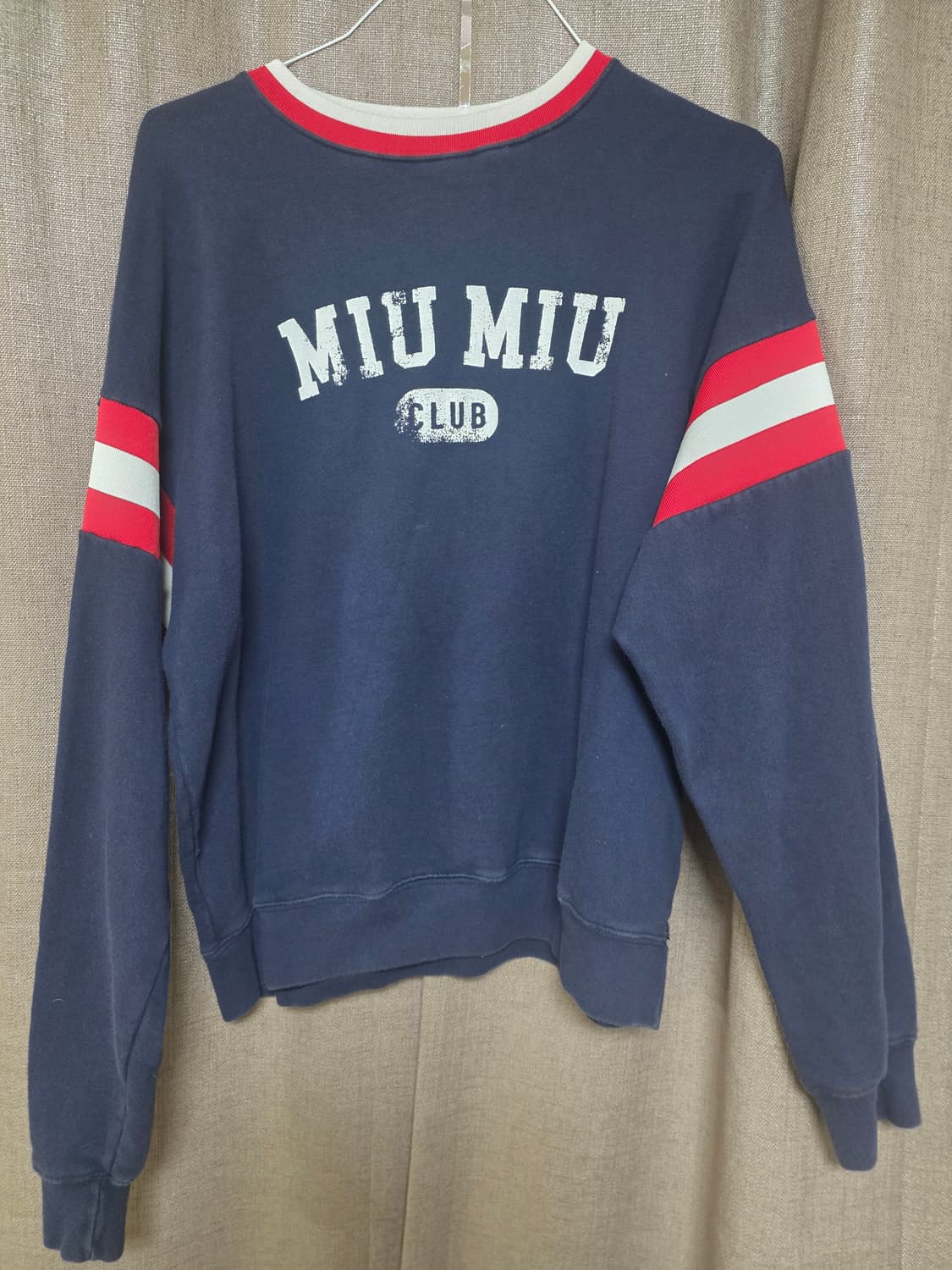 미우미우맨투맨 XS/100~95 상품이미지1