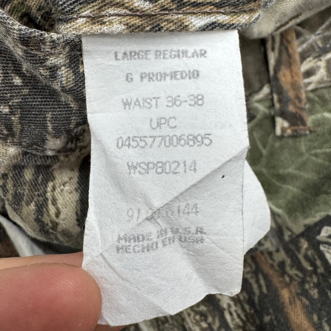 USA OG 리얼트리 와이드 카고 워크팬츠 상품이미지9