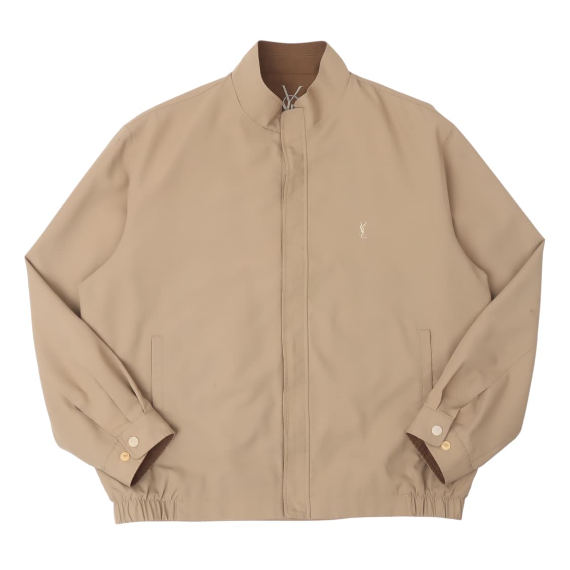 입생로랑 뿌르 옴므 ysl 로고 폴리쉘 블루종 자켓 상품이미지1