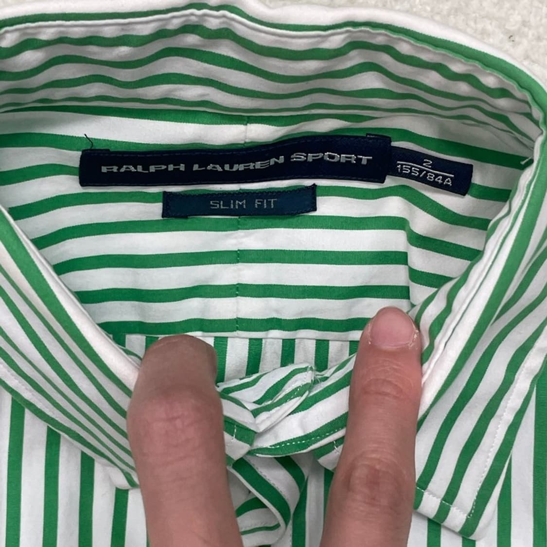 RALPH LAUREN 스포츠 스트라이프 셔츠 2 상품이미지4