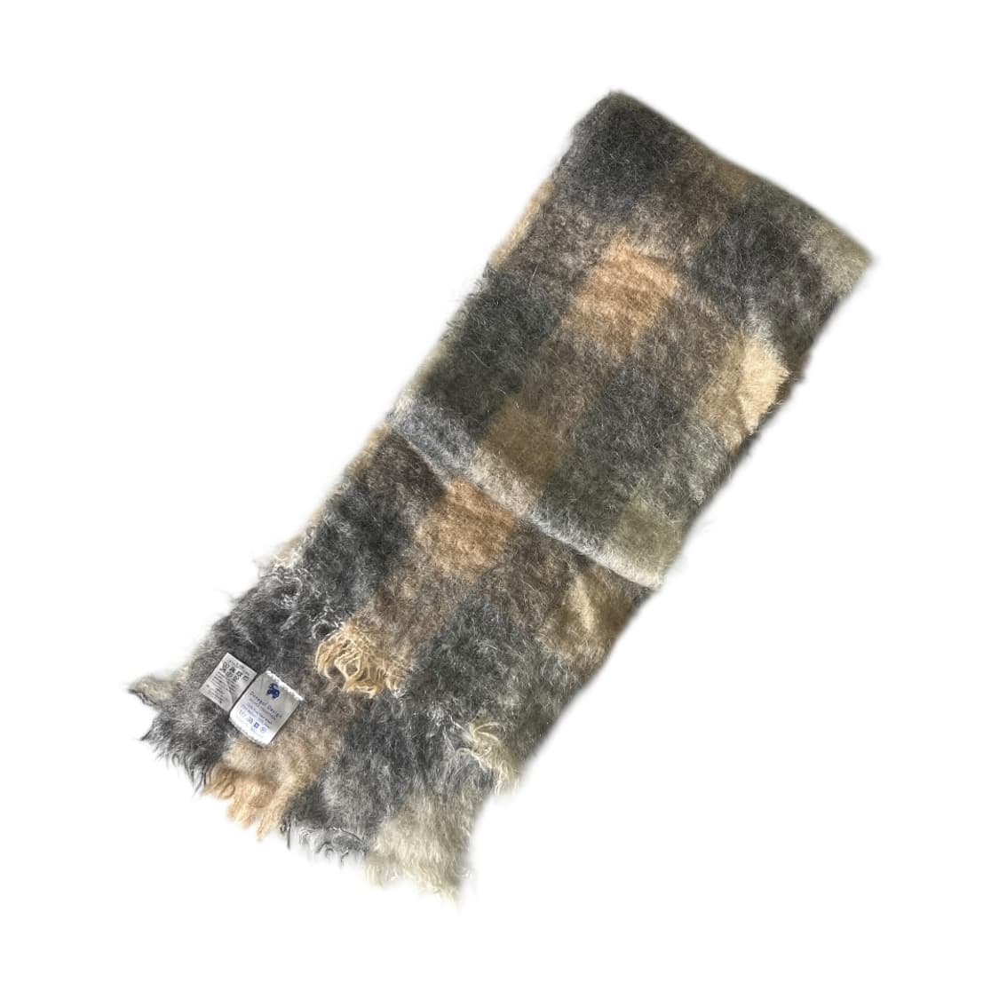 [Donegal Design] 아일랜드 메이드 모헤어 체크 머플러 상품이미지1