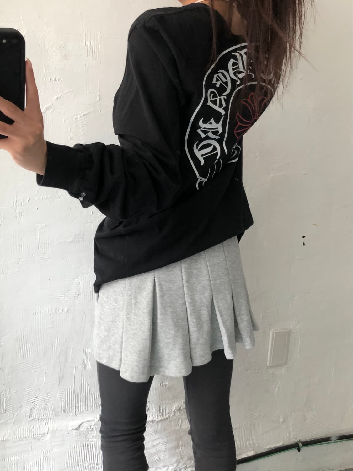 Chrome Hearts 크롬하츠 화이트레드 홀스슈 로고 스태프 슬리브 상품이미지2