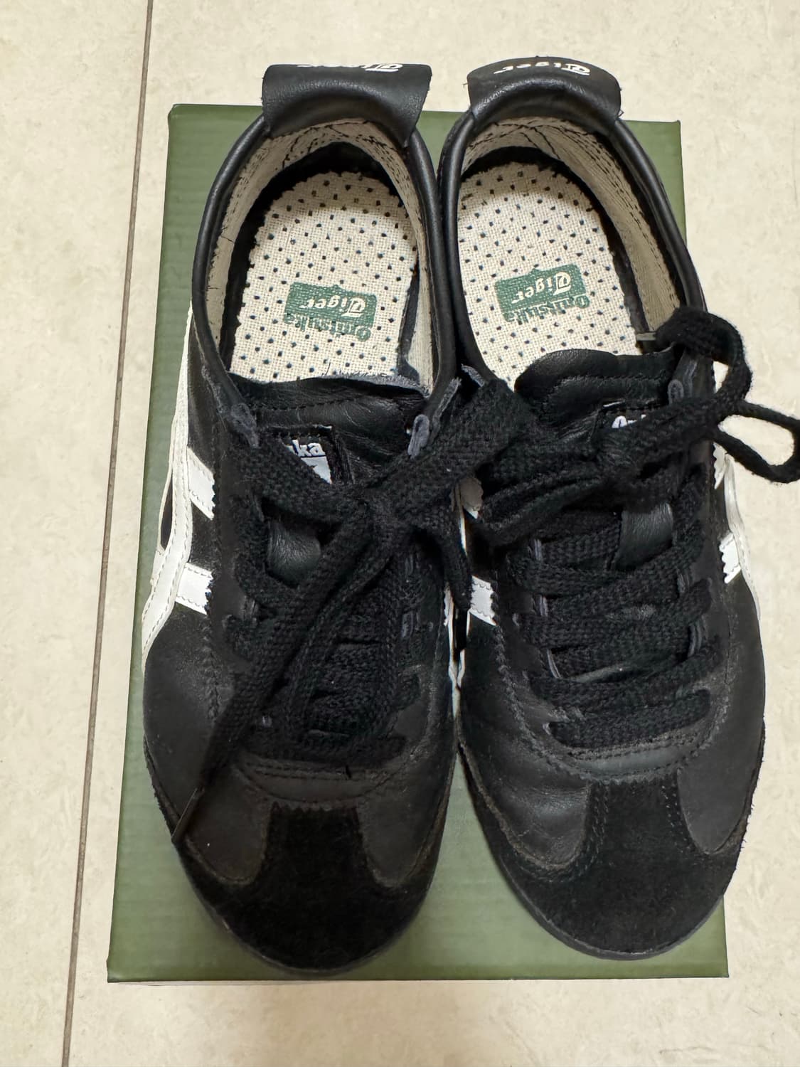 오니츠카타이거 멕시코66 블랙화이트 225 상품이미지6