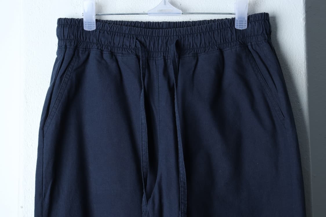 (M-L) 트레이닝복 바지 밴딩 네이비 에이징 아메카지-P1P10394 상품이미지3