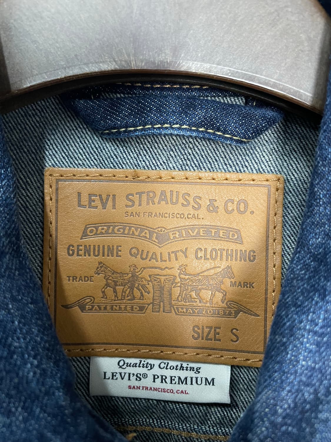 리바이스 프리미엄 라인 진청 데님자켓 H2081 상품이미지5