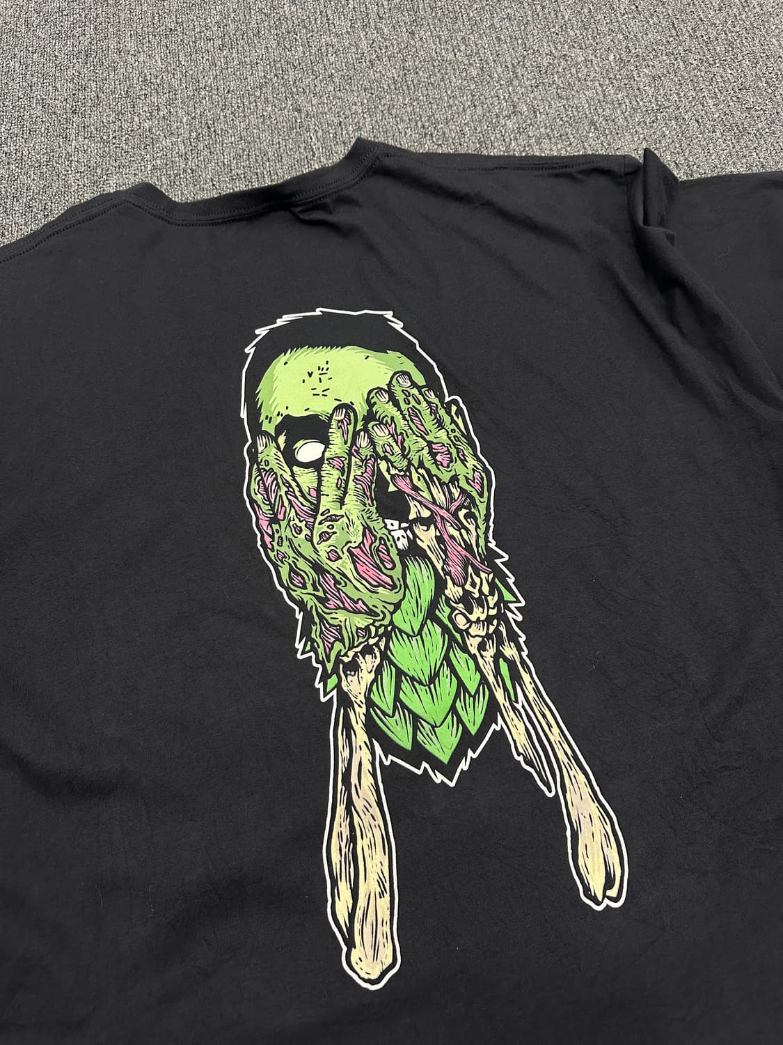 BEER ZOMBIES 후면 프린팅 반팔티셔츠 상품이미지2