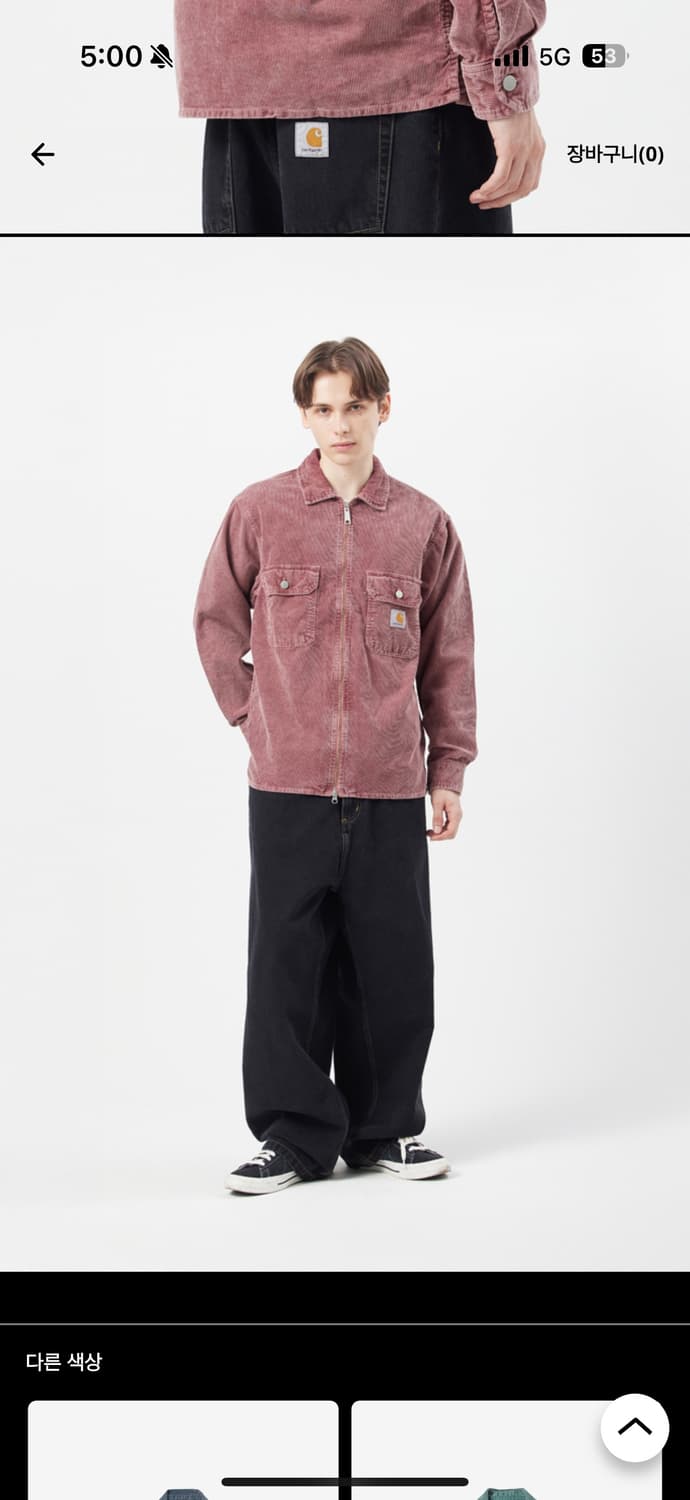 칼하트 WIP의 레놀드 셔츠 자켓 L사이즈 상품이미지2