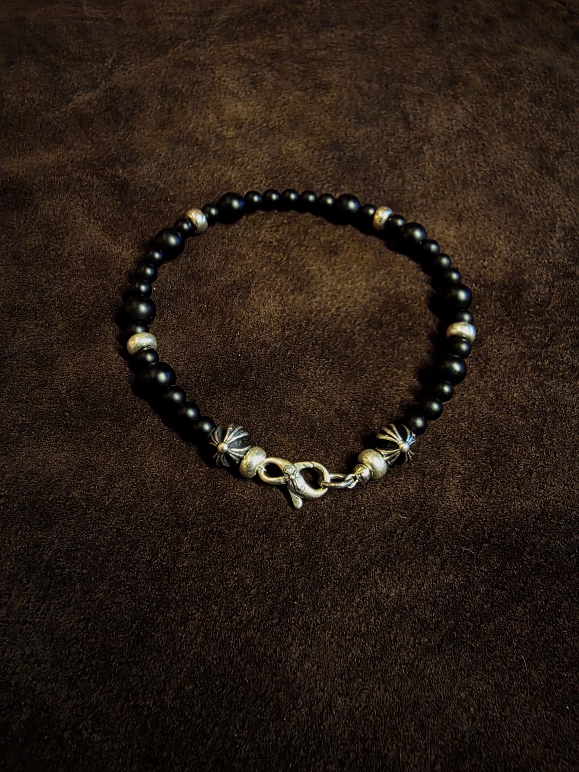 Black Onyx × Silver 925 Bracelet 상품이미지1